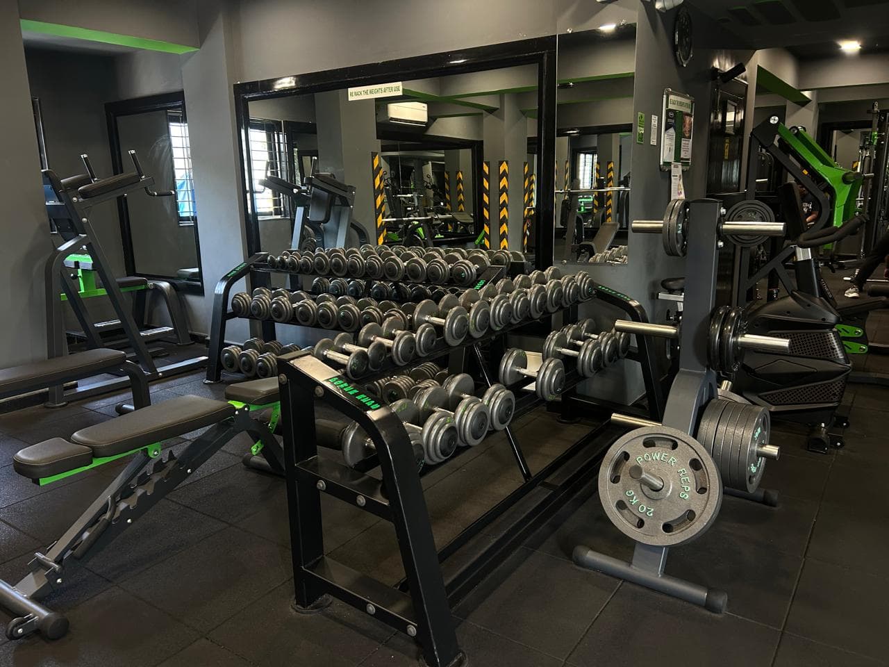 Dumbbells and free weights