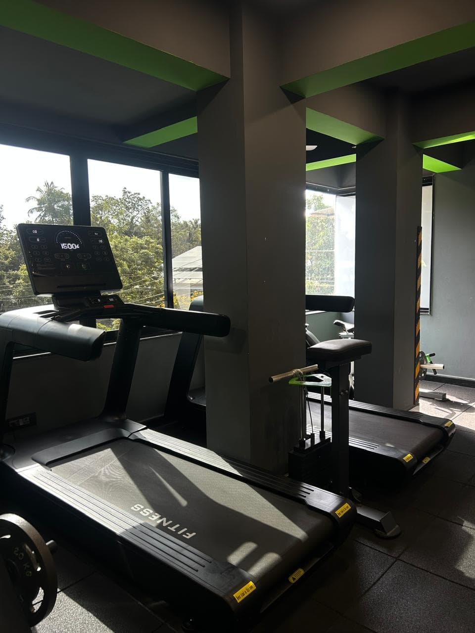 Treadmill training area